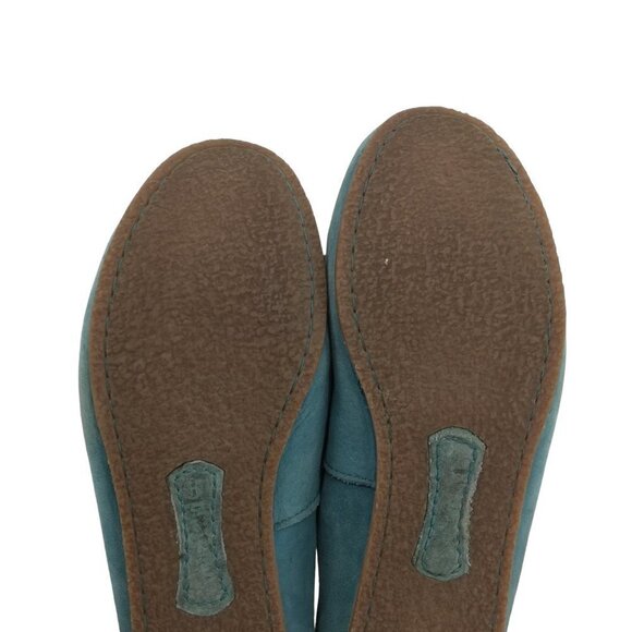 Timberland Womans Blue Penny Loafer Driving Shoes Moccasins Size 8 Leather Suede - Picture 10 of 11